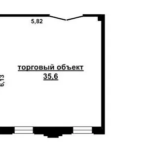 Торговое помещение в Бресте,  35, 6 кв.м.,  2-ой этаж. 132728