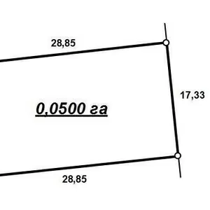 Садовый участок. За Клейниками. Участок - 0, 0500 га. d150205