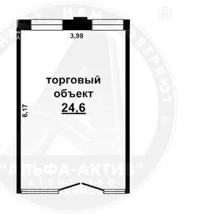 Торговое помещение в собственность 24, 6 кв.м. в г.Бресте. p140580