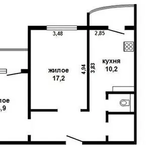 2-комн. квартира,  Брест,  Московская ул.,  2014 г.п. s151009