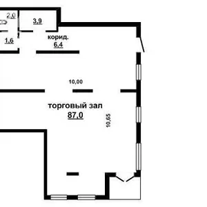 Административно-торговое помещение в собственность 100, 9 кв.м. p150434