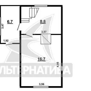 Садовый домик. 2010 г.п. Брестский р-он. 1 этаж. Кирпич / шифер. r1624