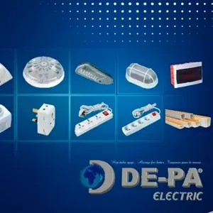 ООО «ДЕ-ПА» реализует электротехническую и светотехническую продукцию.