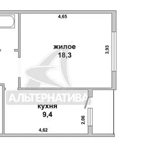 1-комнатная квартира,  г.Брест,  Суворова ул.,  1986 г.п. w180273