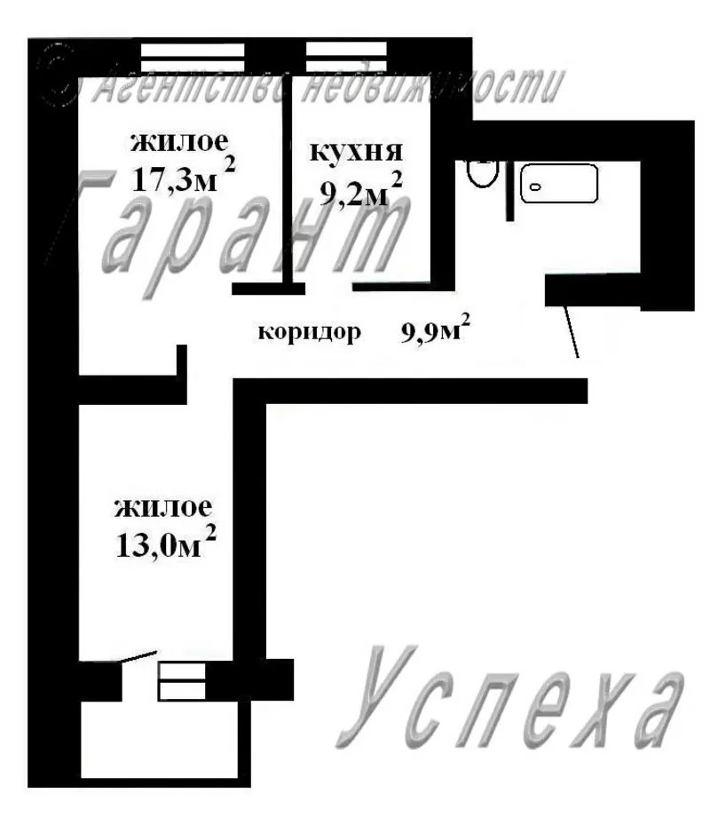 2-х комнатная квартира в г. Бресте,  ул. Мошенского 11