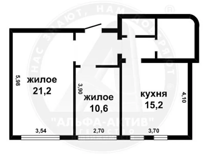 2-комн. квартира,  Брест,  Карьерная ул.,  2005 г.п.,  4/5 кирп. s141430