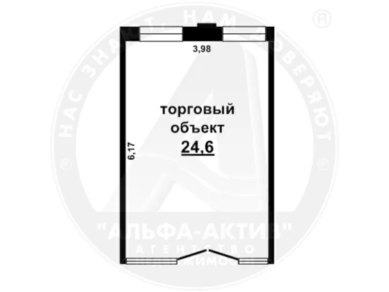 Торговое помещение в собственность,  24, 6 кв.м.,  2-ой этаж. 140580