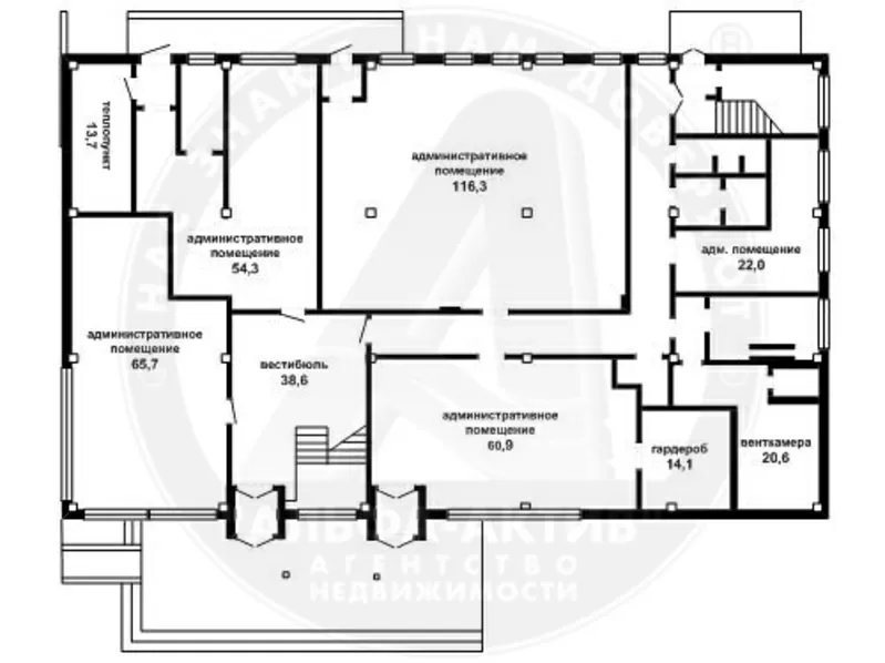 Адм-хозяйственное здание в центре Бреста,  1021 кв.м.,  15 соток. 111658 2