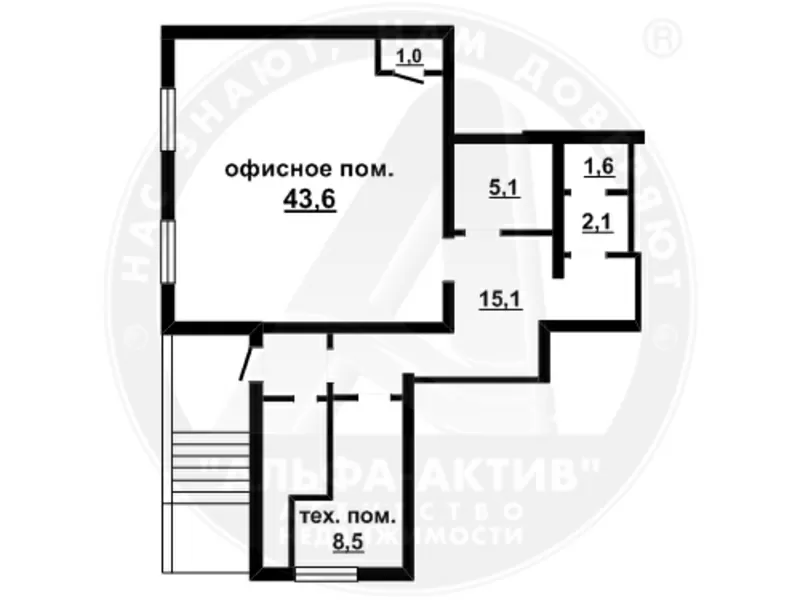 Адм-торговое помещение в собственность,  Брест,  77 кв.,  отд. вх. 140609 2