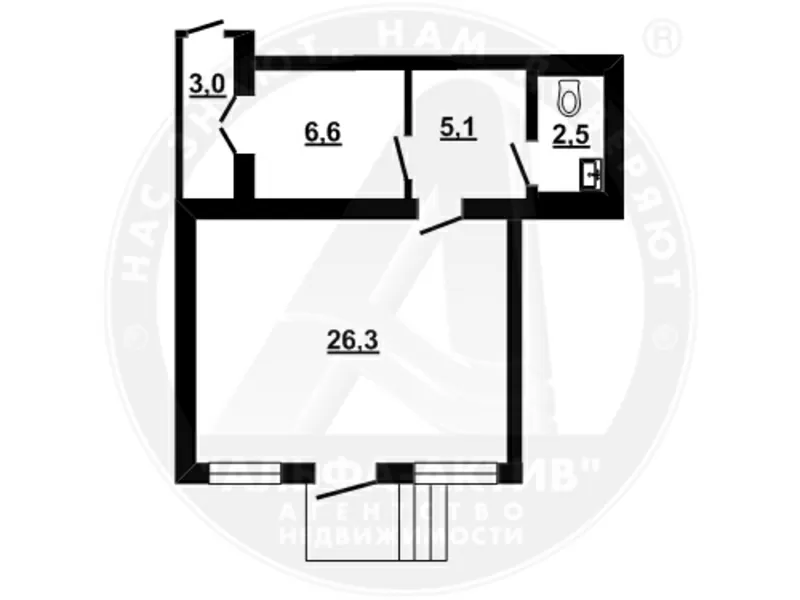 Торговое помещение в собственность,  Брест,  центр,  43, 5 кв.м. 150011