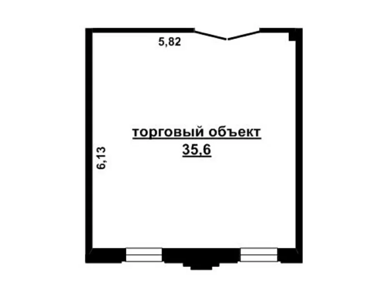 Торговое помещение в Бресте,  35, 6 кв.м.,  2-ой этаж. 132728