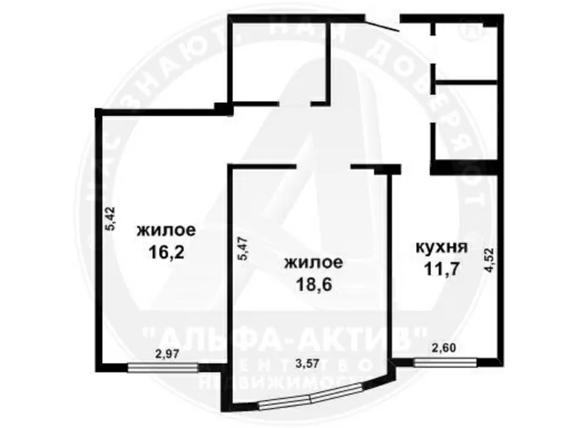 2-комн. квартира,  Брест,  Стафеева ул.,  2009 г.п. s141481 2