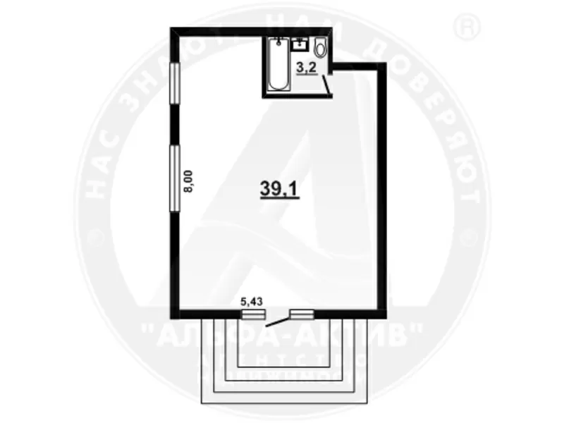 Адм-торговое помещение в аренду в Бресте,  42, 3 кв.м. Отд. вход. 150013 3