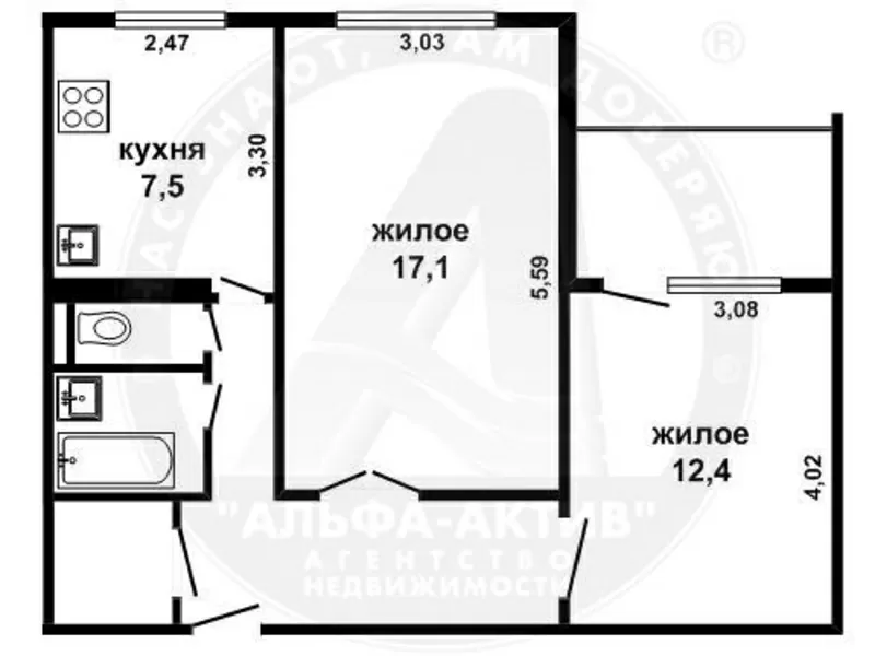 2-комн. квартира,  Брест,  Орловская ул.,  1982 г.п.,  8/9 панел. s150223 2