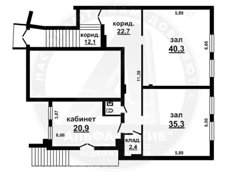 Административное помещение в аренду,  Брест,  61, 5 кв.м. 150018 2