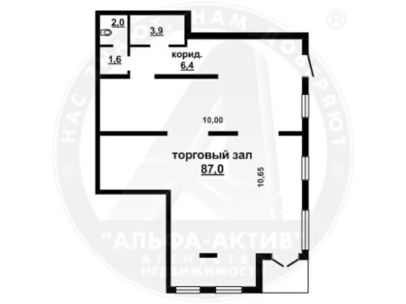 Адм-торговое помещение в собственность,  Брест,  100, 9 кв.м.,  150434