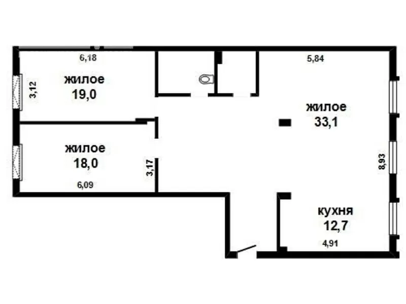 3-комн. квартира,  Брест,  Дзержинского ул.,  2014 г.п. s150920