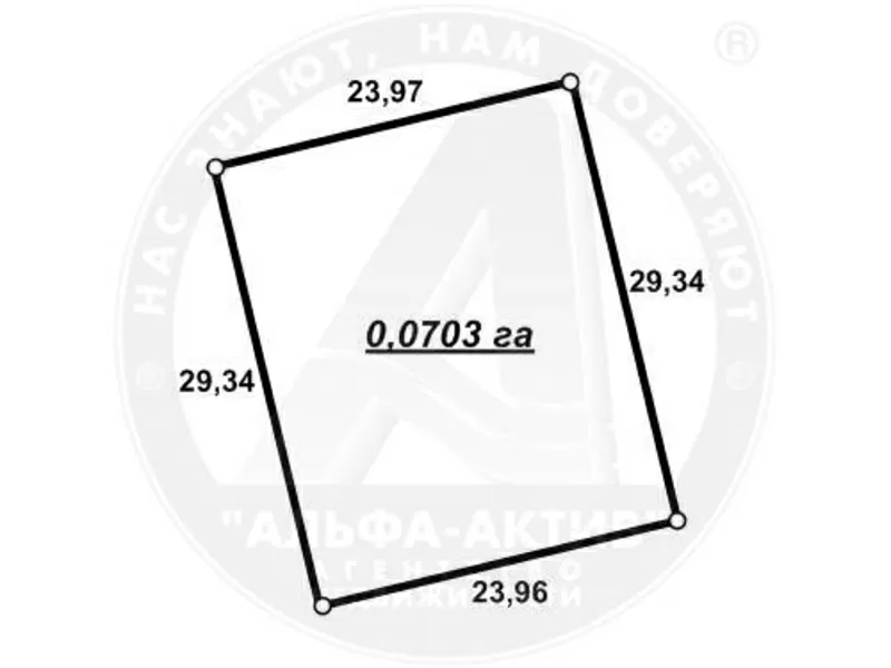Садовый участок правильной прямоугольной формы. Брестский р-н. d150564 2