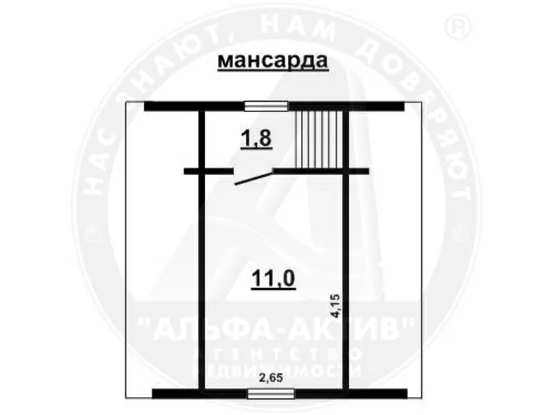 Садовый домик. Брестский р-н. Кирпич / шифер. 1 этаж+мансарда. d150259 4