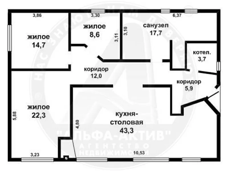 Жилой дом 2006 г.п. Брестский р-н. Блок / металлочерепица. d150312 2