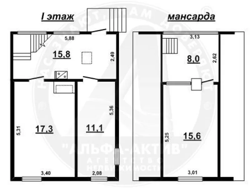 Садовый домик 2002 г.п. Брестский р-н. Кирпич / шифер. d150627 4