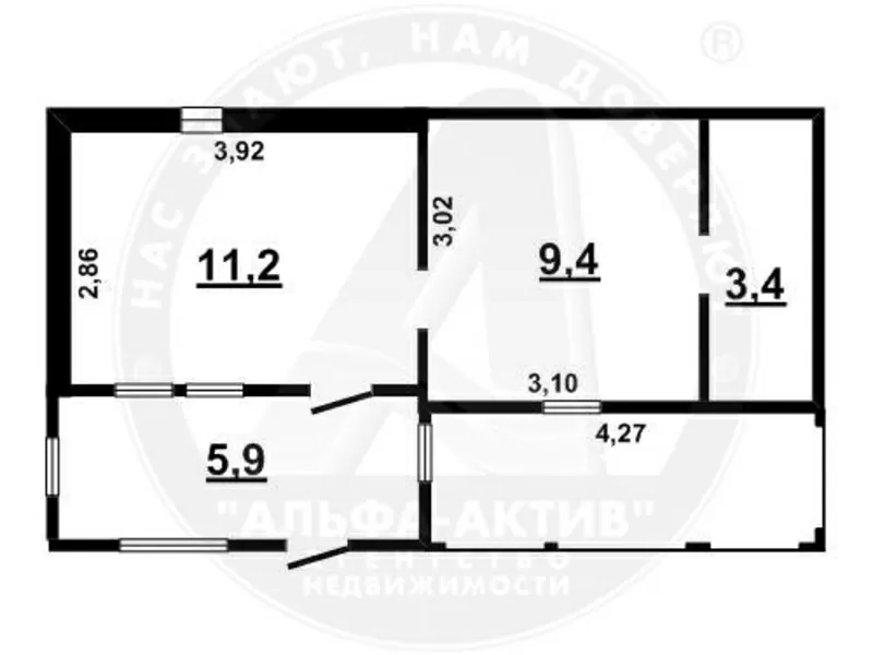 Садовый домик. Брестский р-н. Брус / кирпич / шифер. 1 этаж. d150431 6