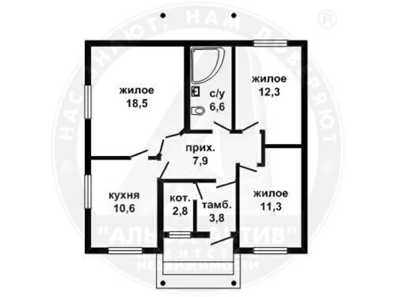 Коробка садового домика. Брестский р-н. Участок - 0, 0500 га. d150639 2