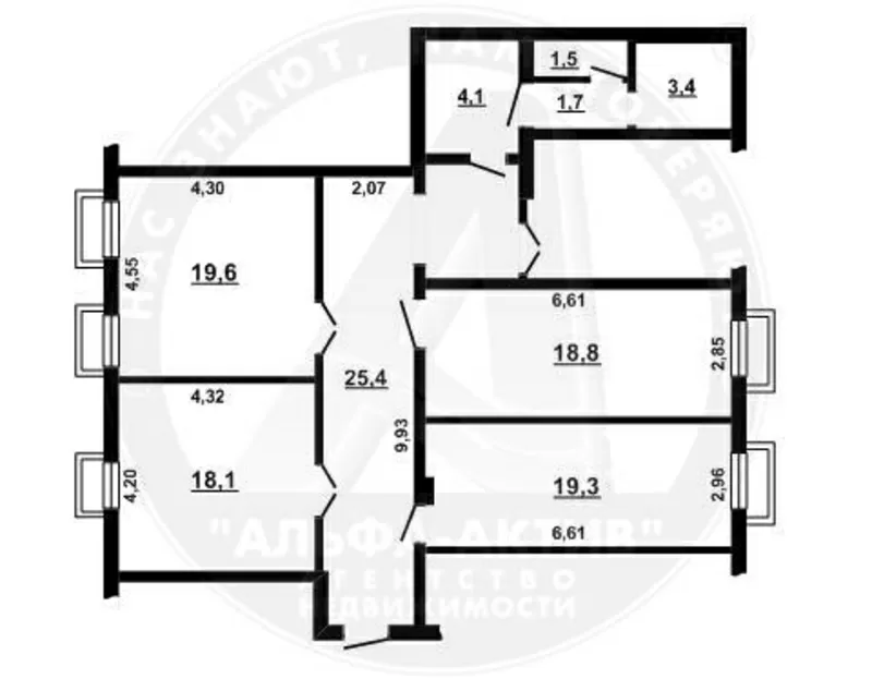 Офисные помещения в собственность. Общая площадь - 111, 9 кв.м,  p91210 2