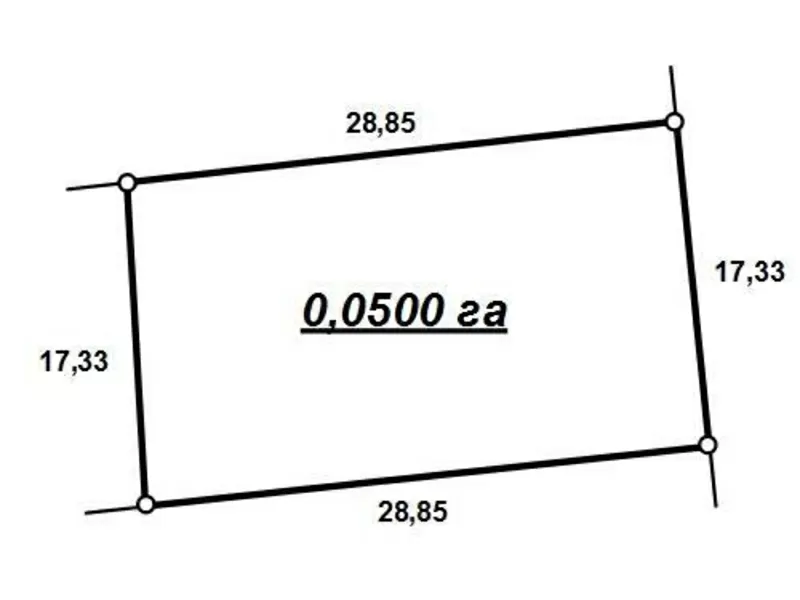 Садовый участок. За Клейниками. Участок - 0, 0500 га. d150205