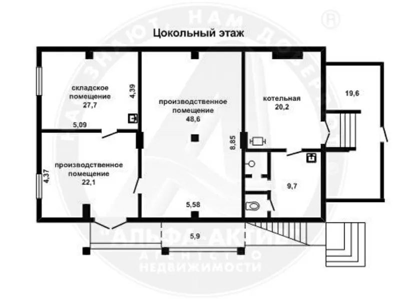 Капитальное строение под кафе (магазин) в собственность. p100887 4