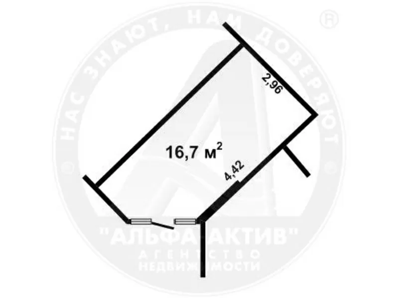 Торговый павильон в собственность общей площадью 16, 7 м.кв. p110494 2