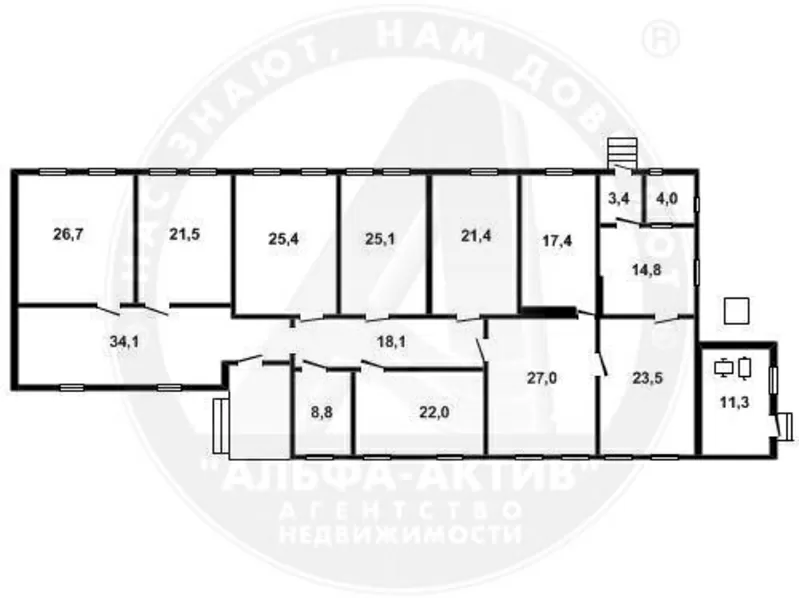 Здание (нежилое) общей площадью 304, 5 кв.м. в собственность. p120510 7