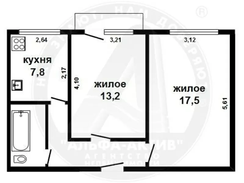 2-комн. квартира,  Брестский р-он,  п.Сосновка,  Сосновая ул. s151881 10