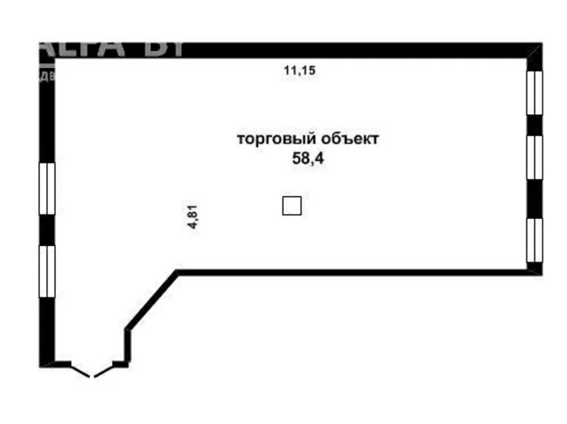 Торговое помещение в аренду общей площадью 58, 4 кв.м. a120053