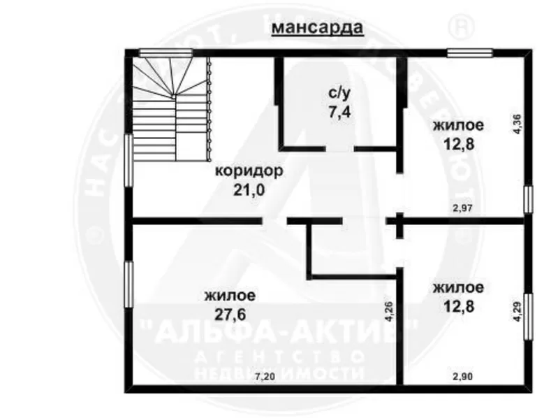 Жилой дом 2012 г.п. Ближайший пригород. Блок / кирпич / шифер. s131706 6