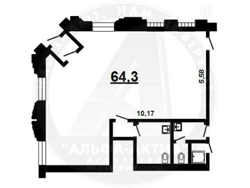 Административно-торговое помещение в аренду в г.Бресте. a140087 2