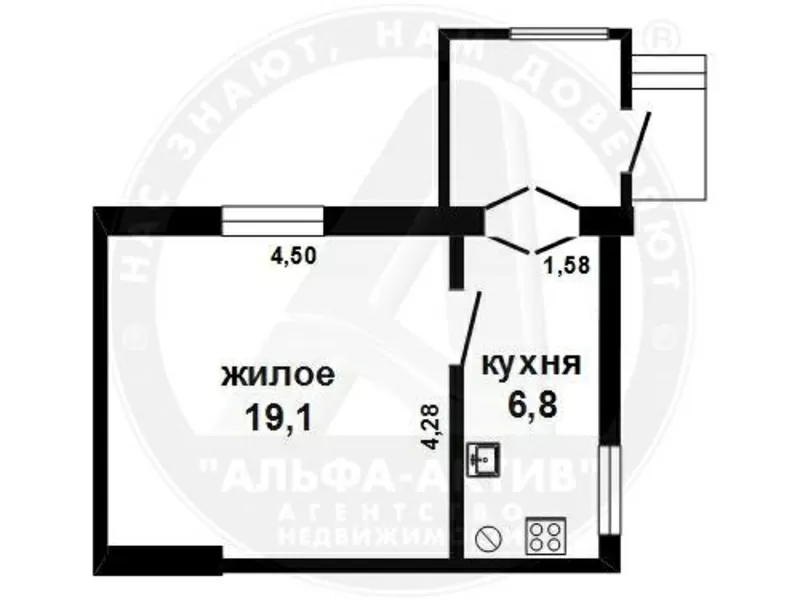 Квартира в блокированном жилом доме. г. Брест. Кирпич / шифер. d150794 7