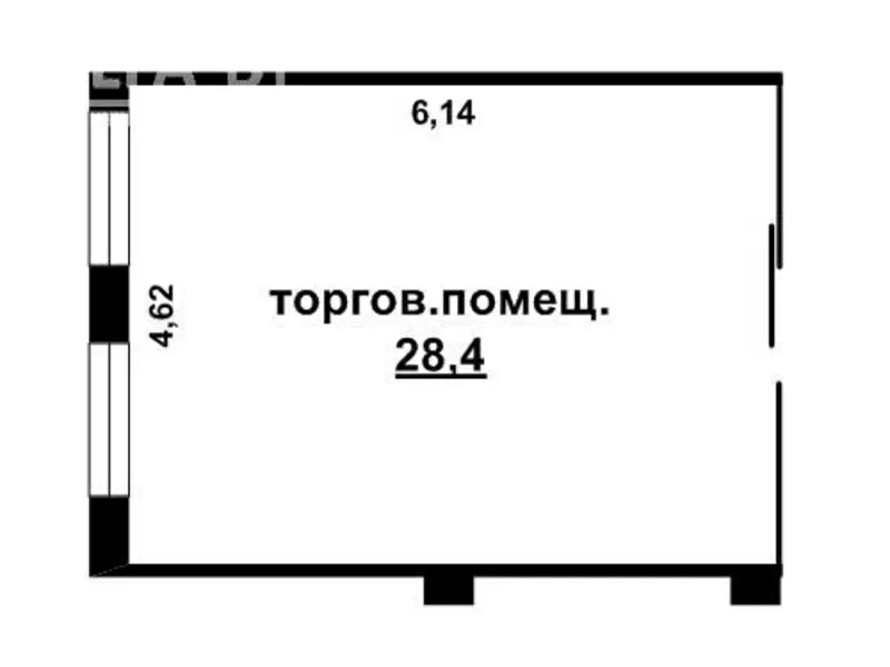 Торговое помещение в аренду в центре города Бреста 28, 4 кв.м. a150074