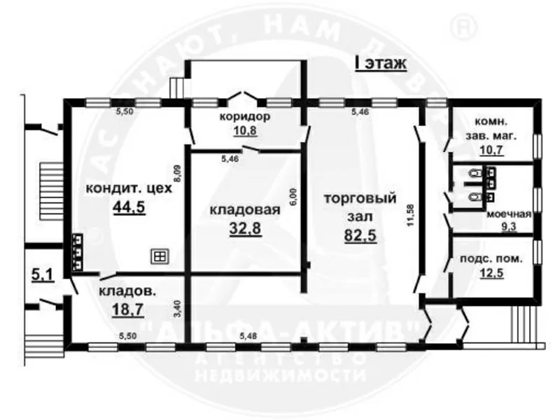 Здание магазина в собственность 498, 4 кв.м. в г.Бресте. p140458 7