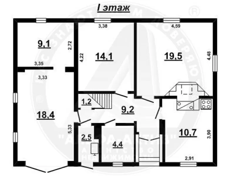 Дача,  Брест,  южный,  184 кв. Газ,  канализация. Баня. 8 сот. d150742 8