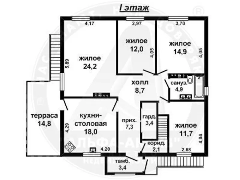 НЗКС на стадии коробки жилого дома. Участок - 0, 1522 га. d150532 2