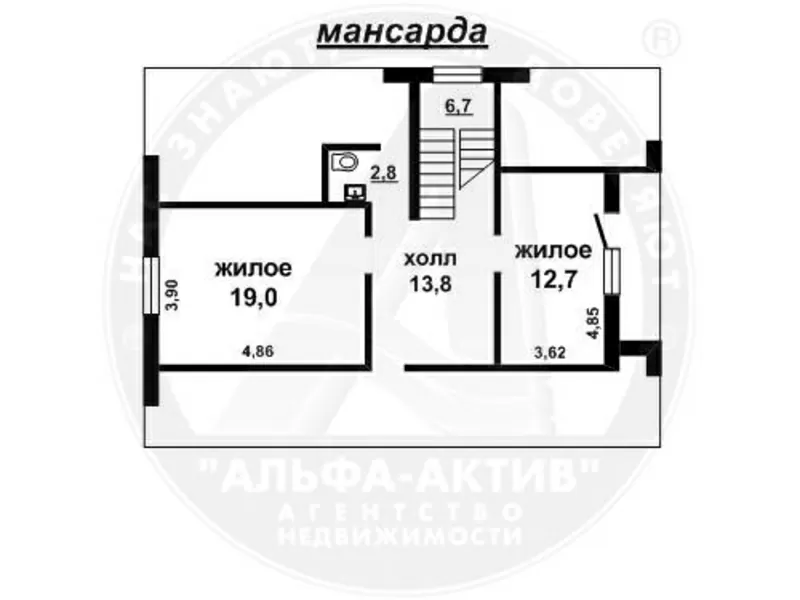 Жилой дом 2003 г.п. Каменецкий р-н. Блок / кирпич / шифер. d150857 25