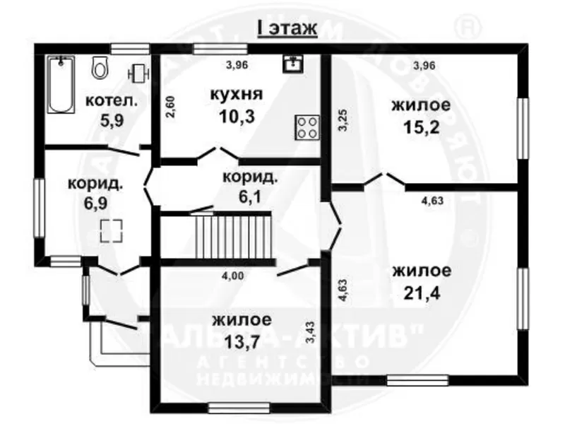 Дом жилой 1979 г.п. г. Брест. Кирпич/рубероид. 2 этажа. d140365 17