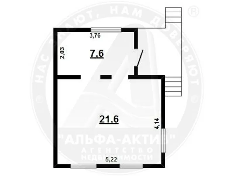 Садовый домик 1999 г.п. Брестский р-н. Блок / шифер. 1 этаж. d150969 8