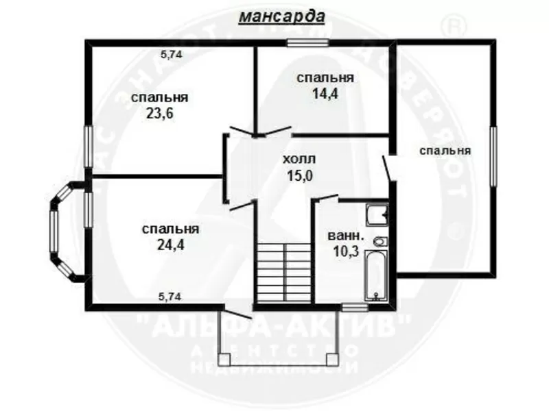 Коробка жилого дома 2015 г.п. Брестский р-н. Блок / черепица. d150410 2