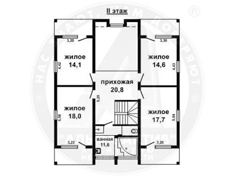 Жилой дом. г. Брест. Кирпич/черепица. цоколь+2 этажа+мансарда. d150194 17