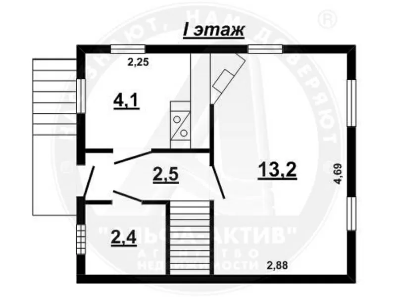 Садовый домик 2001 г.п. Брестский р-н. Блок / кирпич / шифер. d150361 3