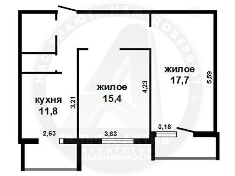 2-комн. квартира,  Брест,  Красногвардейская ул.,  2005 г.п. s150970 7