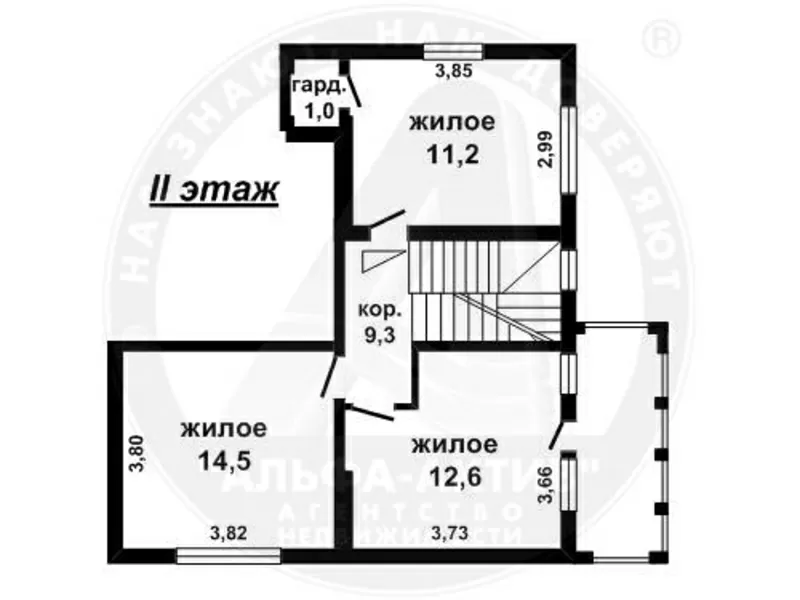 Часть дома. Кирпич/шифер. 92 м. 3 ком. газ,  вода центр,  6 сот. d150058 4