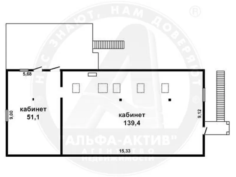 Нежилые помещения,  пригород Бреста,  цех - 94 кв.м.,  адм - 190. p150180 9